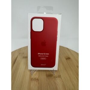 Apple Silicone Case IPhone 12 Mini MagSafe (PRODUCT)RED Protective Cover New